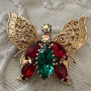 Vintage Butterfly Brooch